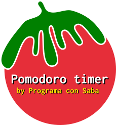 Pomodoro timer by Programa con Saba
